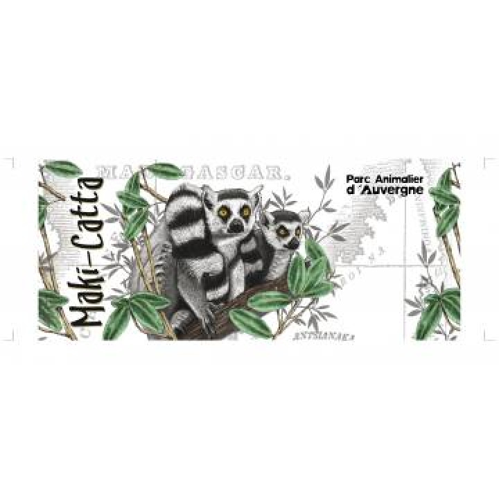 Mug blanc Maki Catta Parc Animalier dAuvergne Blanc Taille unique