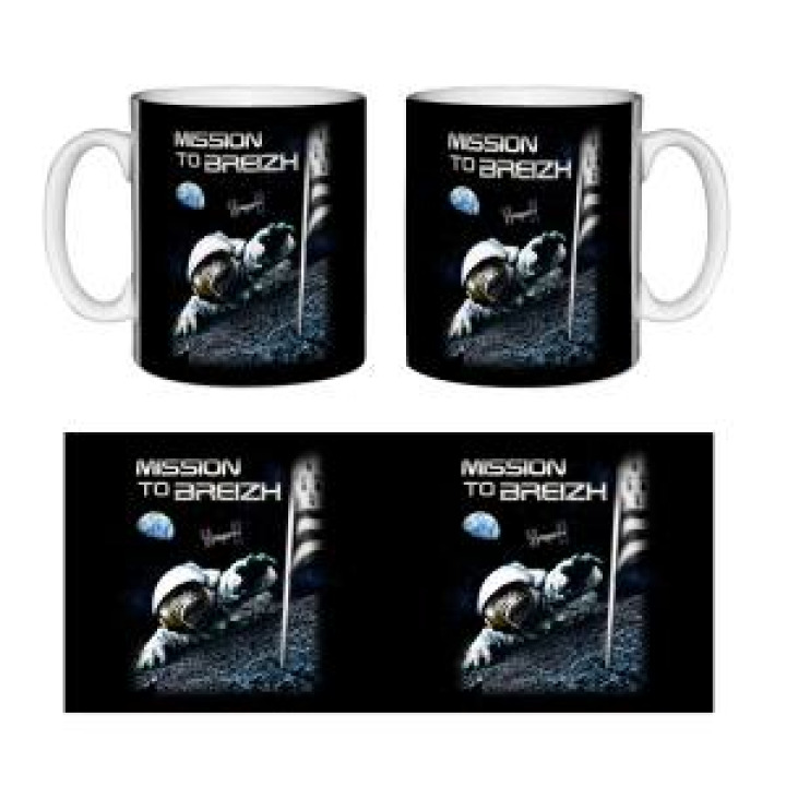 Mug blanc Mission To Breizh Blanc Taille unique