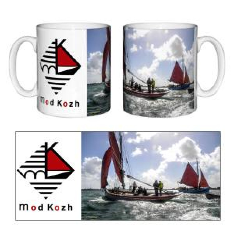 Mug blanc Mod Kozh Voiliers Blanc Taille unique