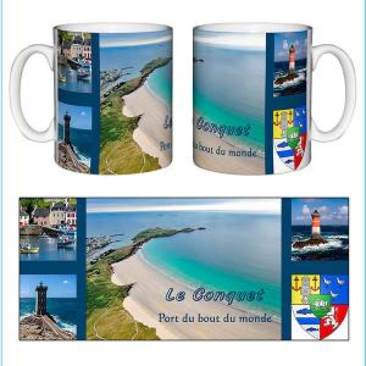 Mug blanc Multi Vues le Conquet Blanc Taille unique