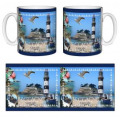 Mug blanc Multivues Bretagne Cancale Blanc Taille unique