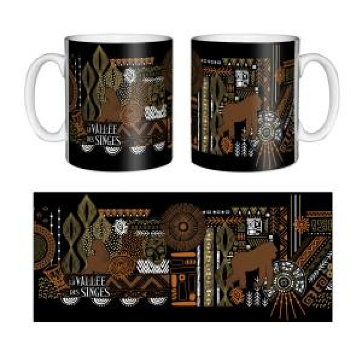 Mug blanc Origine Frise Gorille Vallée des Singes Blanc Taille unique