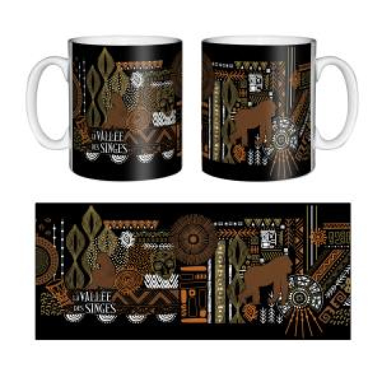 Mug blanc Origine Frise Gorille Vallée des Singes Blanc Taille unique