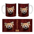 Mug blanc Panda Roux Intemporel (Rouge Orange) Zoo de Jurques Blanc Taille unique