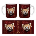 Mug blanc Panda Roux Intemporel Zoo des Sables d’Olonne Blanc Taille unique