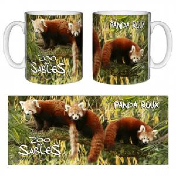 Mug blanc Panda Roux les Sables dOlonne Blanc Taille unique
