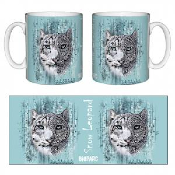 Mug blanc Panthère des Neiges Native Tribes Bioparc Blanc Taille unique