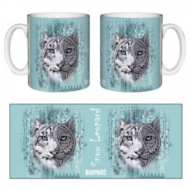 Mug blanc Panthère des Neiges Native Tribes Bioparc Blanc Taille unique