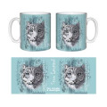 Mug blanc Panthère des Neiges Native Tribes Parc Animalier d’Auvergne Blanc Taille unique