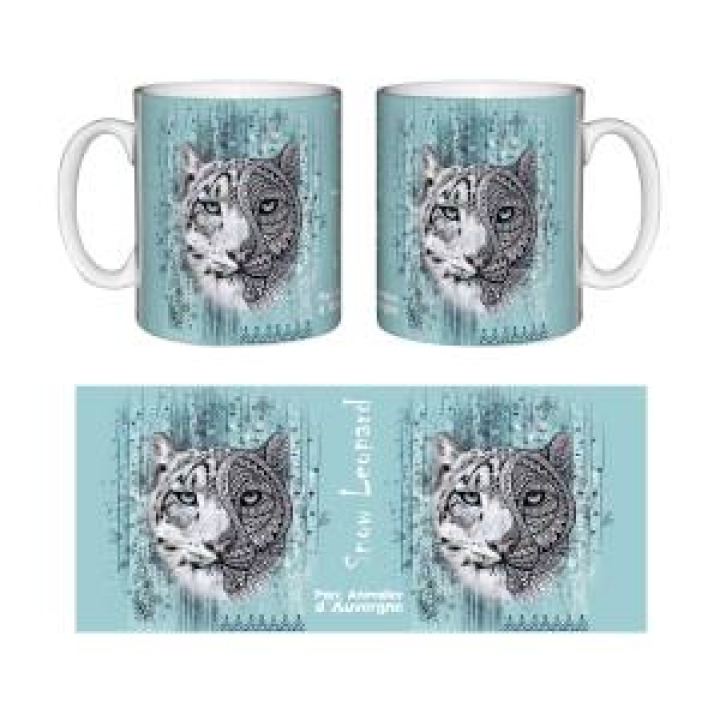 Mug blanc Panthère des Neiges Native Tribes Parc Animalier dAuvergne Blanc Taille unique