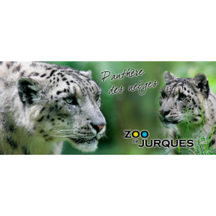 Mug blanc Panthère des Neiges Zoo de Jurques Blanc Taille unique