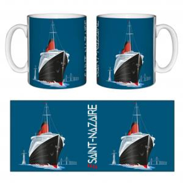 Mug blanc Paquebot Saint Nazaire Blanc Taille unique