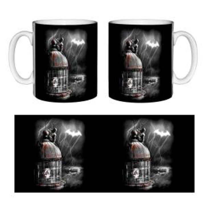 Mug blanc Phare Batman Bretagne Blanc Taille unique