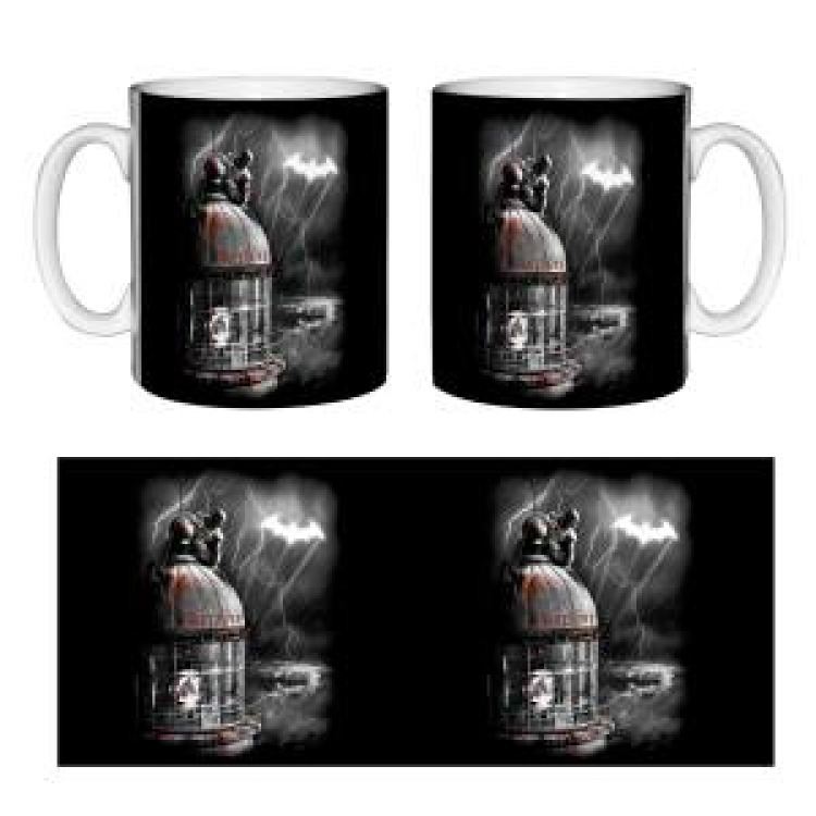 Mug blanc Phare Batman Bretagne Blanc Taille unique