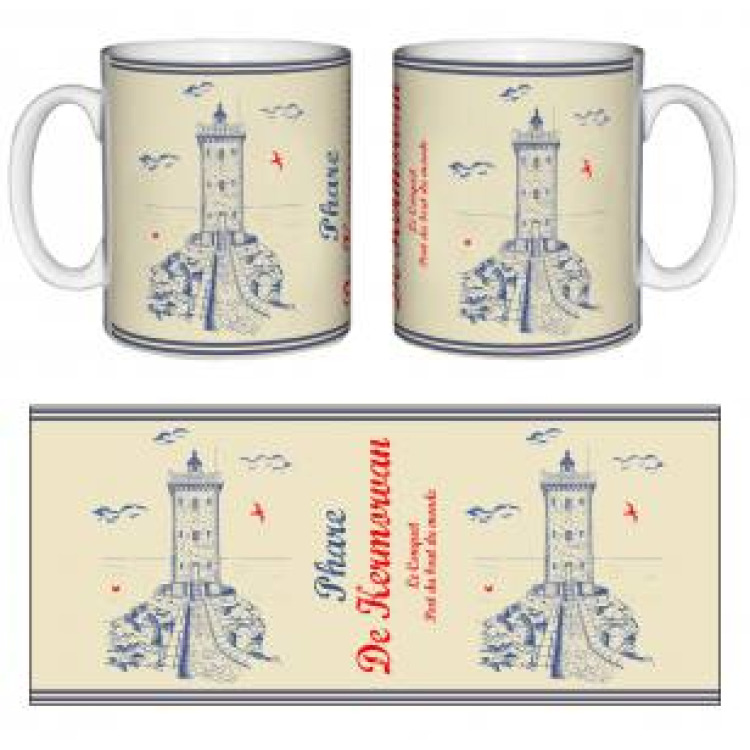 Mug blanc Phare de Kermorvan le Conquet Blanc Taille unique