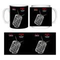 Mug blanc Plaque Militaire D-Day 6-6-1944 Blanc Taille unique
