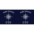 Mug blanc Port Navalo GPS Blanc Taille unique