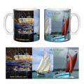 Mug blanc Port + Voiliers Mod Kozh Blanc Taille unique