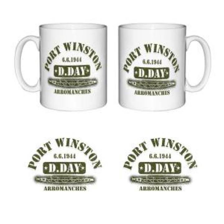 Mug blanc Port Winston DDay Blanc Taille unique