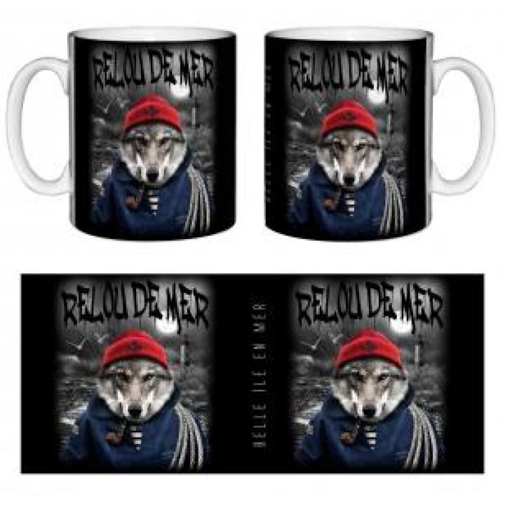 Mug blanc Relou de Mer Belle Île en Mer Blanc Taille unique