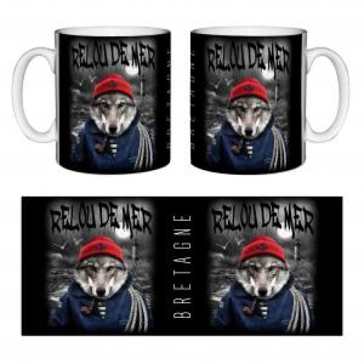 Mug blanc Relou de Mer Blanc Taille unique