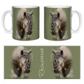 Mug blanc Rhino Natives Tribes Blanc Taille unique