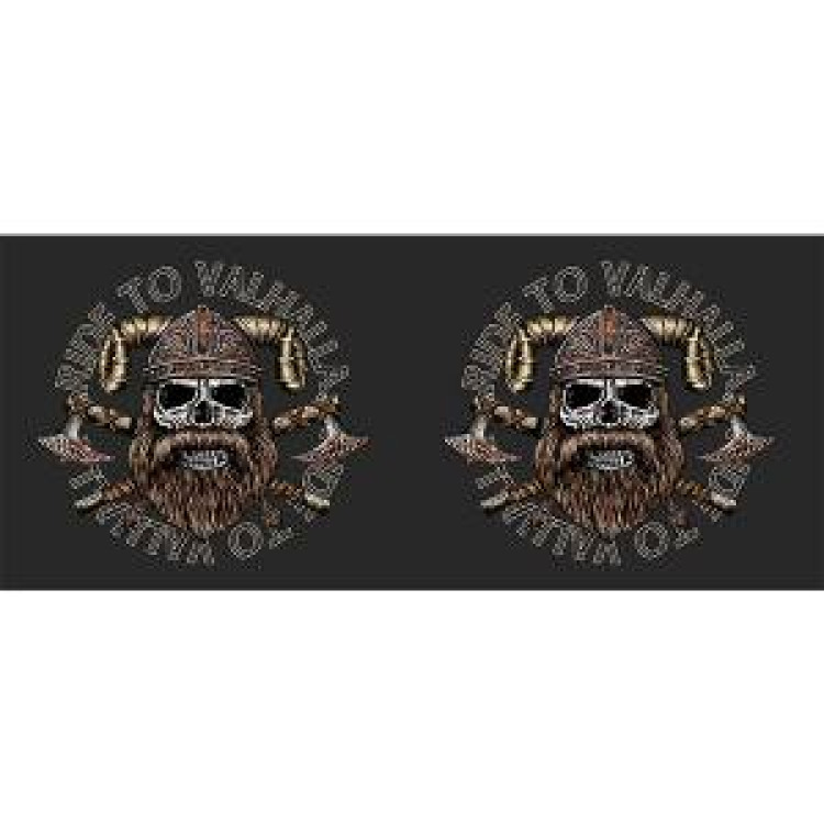 Mug blanc Ride To Valhalla Blanc Taille unique