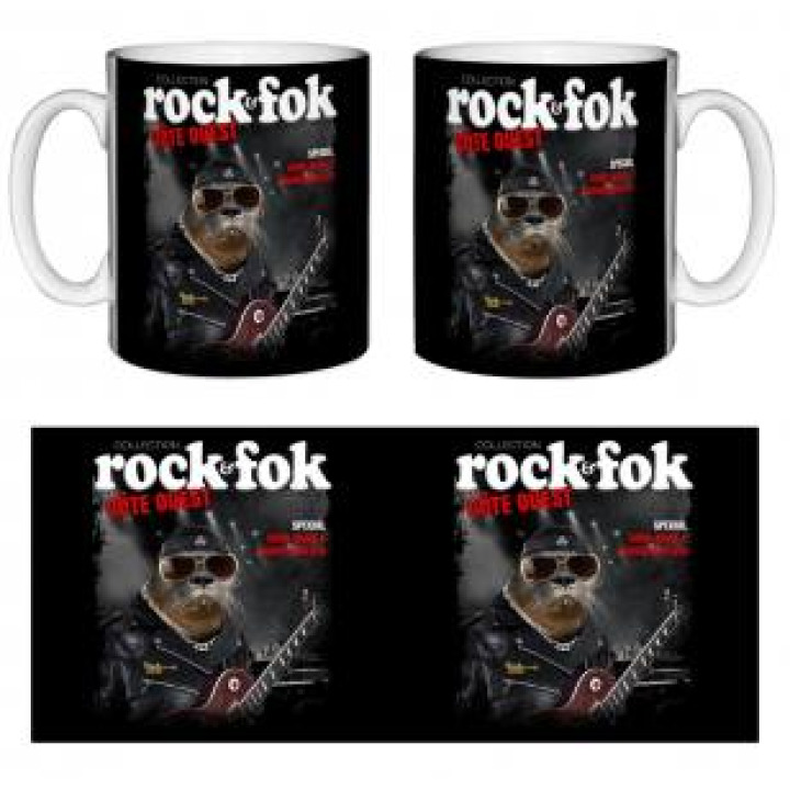 Mug blanc Rock  Folk Blanc Taille unique