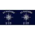 Mug blanc Saint Nazaire GPS Blanc Taille unique