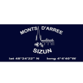 Mug blanc Sizun GPS Blanc Taille unique