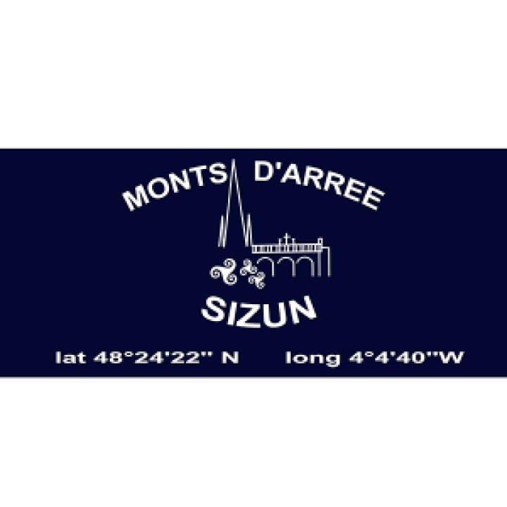 Mug blanc Sizun GPS Blanc Taille unique