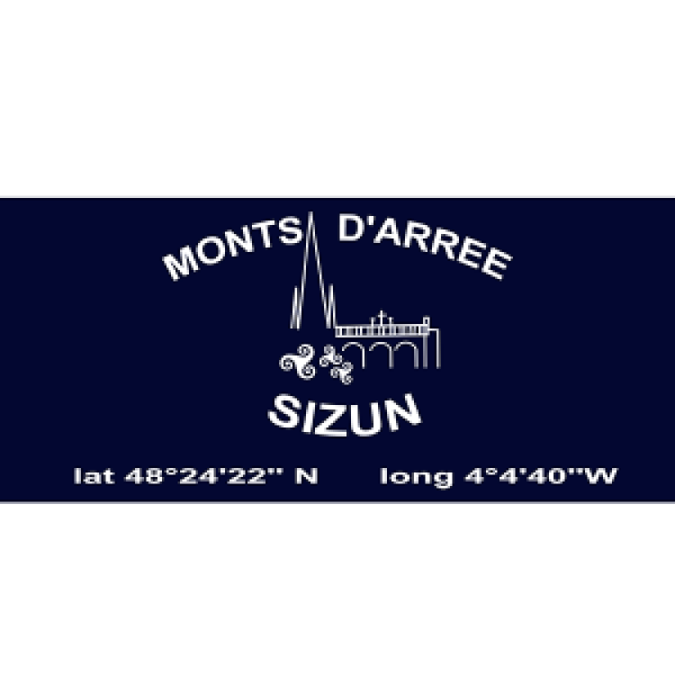 Mug blanc Sizun GPS Blanc Taille unique