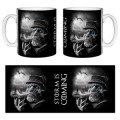 Mug blanc Storm Is Coming Marin et Dragon dans la Temp&ecirc;te Blanc Taille unique