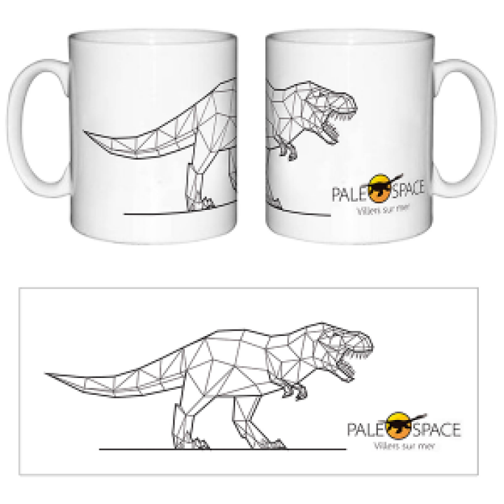 Mug blanc TRex Paléospace Blanc Taille unique