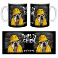 Mug blanc Temps de Chien Belle &Icirc;le en Mer Blanc Taille unique