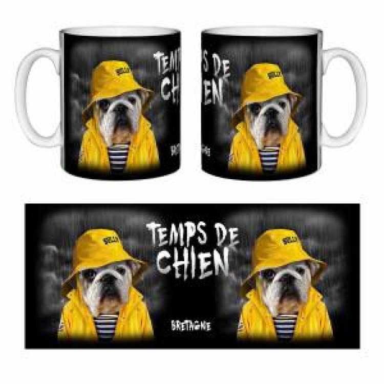Mug blanc Temps de Chien Blanc Taille unique