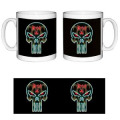 Mug blanc T&ecirc;te de Mort Breizh Blanc Taille unique