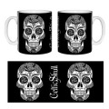 Mug blanc T&ecirc;te de Mort Celtic Skull Blanc Taille unique