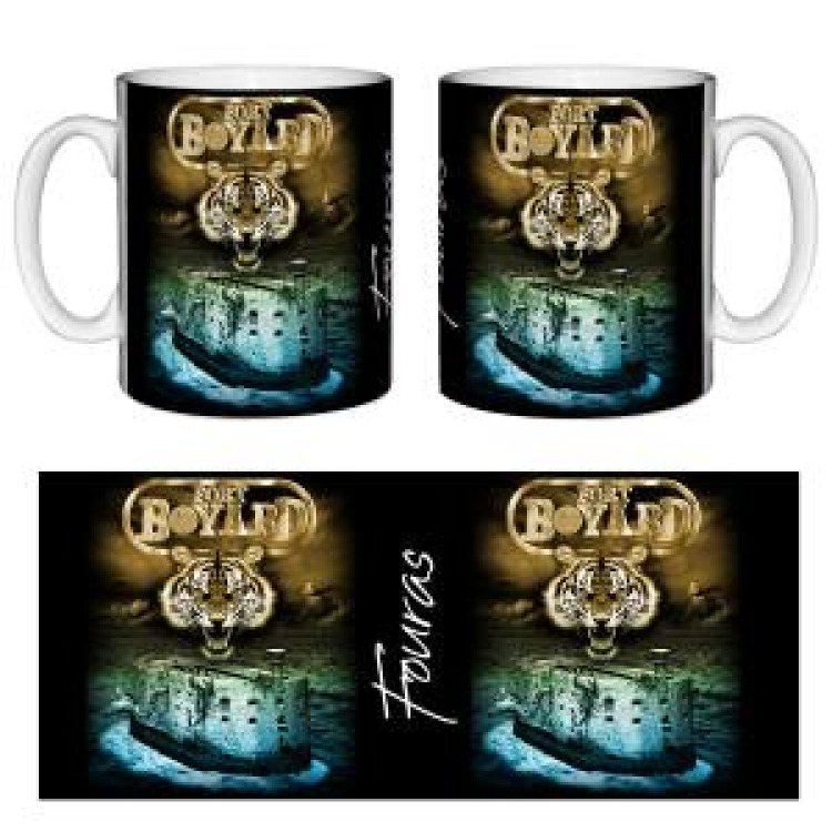 Mug blanc T&ecirc;te de Tigre Fort Boyard + Fort et Serpent- Scorpion Fort Boyard Fouras Blanc Taille unique