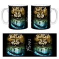 Mug blanc Tête de Tigre Fort Boyard + Fort et Serpent- Scorpion Fort Boyard Fouras Blanc Taille uniq