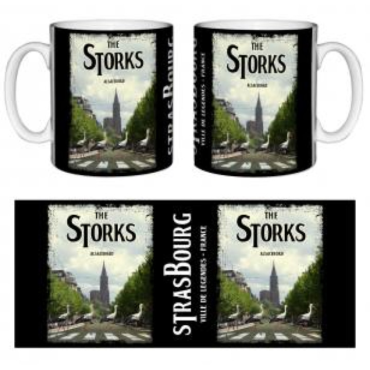 Mug blanc the Storks Strasbourg Ville de Légende France Blanc Taille unique