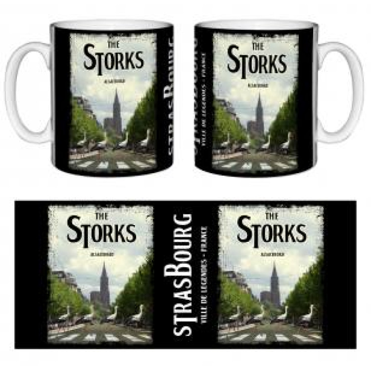 Mug blanc the Storks Strasbourg Ville de Légende France Blanc Taille unique