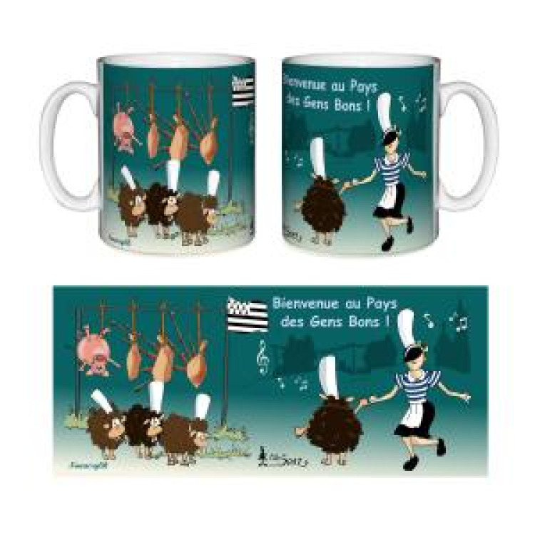 Mug blanc Tite Soaz Aux Pays des Gens Bons ! Blanc Taille unique