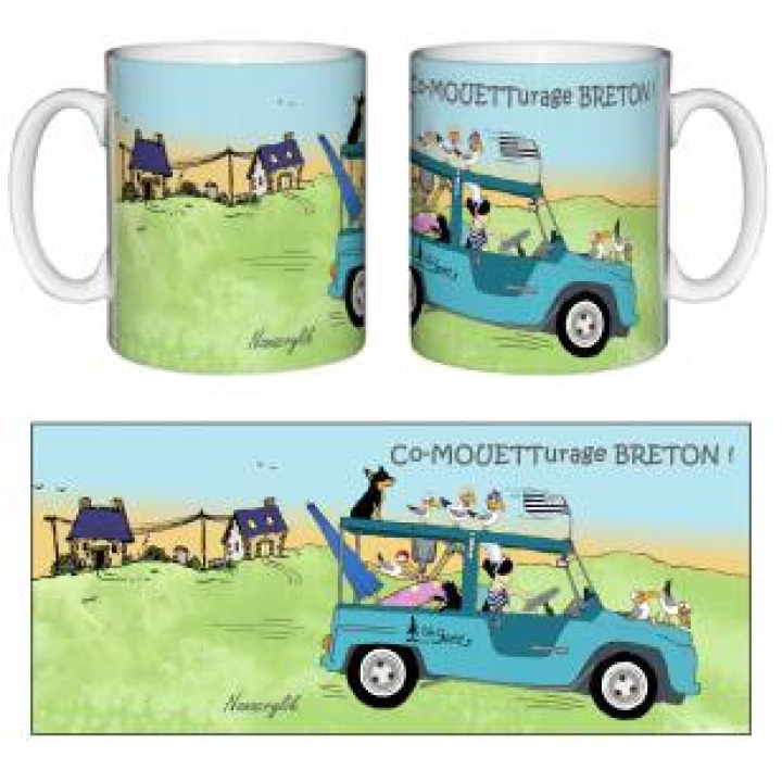 Mug blanc Tite Soaz CoMouetturage Breton Blanc Taille unique