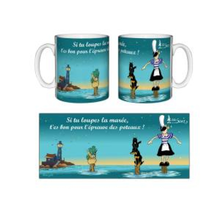 Mug blanc Tite Soaz lépreuve des Poteaux Blanc Taille unique
