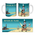 Mug blanc Tite Soaz Retour de Plage Blanc Taille unique