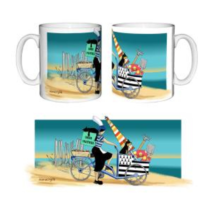Mug blanc Tite Soaz Uber Huitres Blanc Taille unique