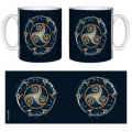 Mug blanc Triskel dans un Cercle Blanc Taille unique