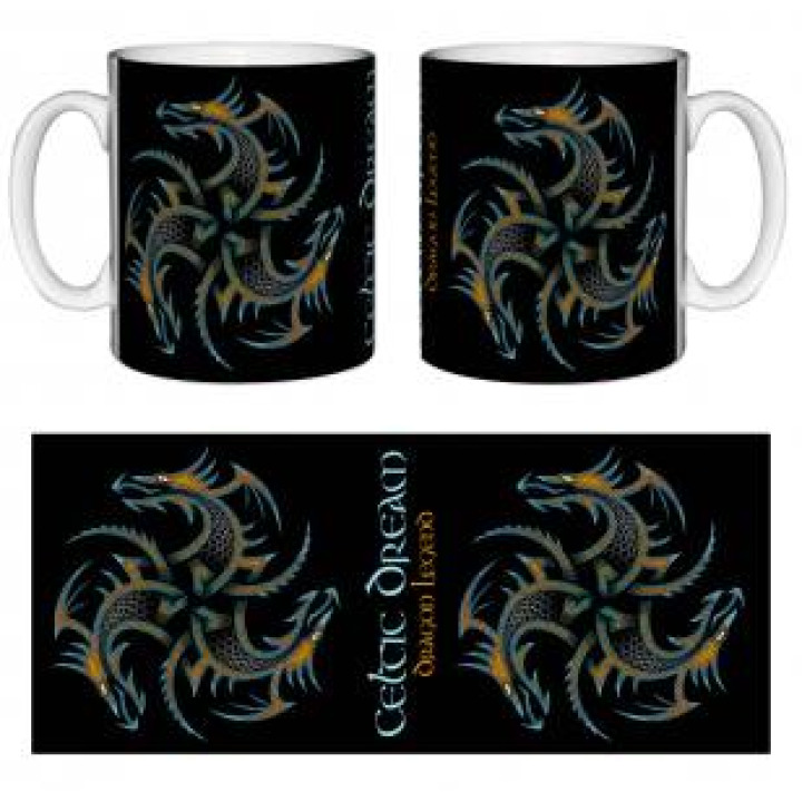 Mug blanc Triskell 3 Dragons Celtic Dream Blanc Taille unique