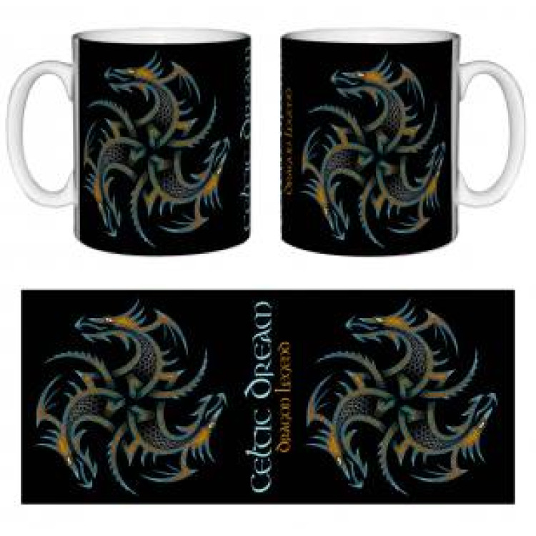 Mug blanc Triskell 3 Dragons Celtic Dream Blanc Taille unique